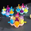 7 Holes DIY Ice Cream Pops Silicone Mold Ice Cream Ball Maker Popsicles Molds Baby Fruit Shake Home Kitchen Accessories Tool