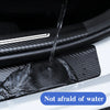 For Volkswagen TDI TSI GOLF POLO Touareg Tiguan passat Jetta Carbon Fiber Car Doorsill Sticker Protective Film Accessories Trunk