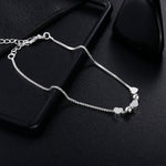 Load image into Gallery viewer, 45cm 925 Sterling Silver charms romantic heart Pendant Necklace for woman fine party wedding fashion Jewelry Christmas Gifts
