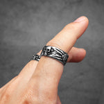 Load image into Gallery viewer, Domineering Skull Devil Men Rings Stainless Steel Women Jewelry Retro Punk New In Rock Gothic Fashion Accessories Gift Wholesale
