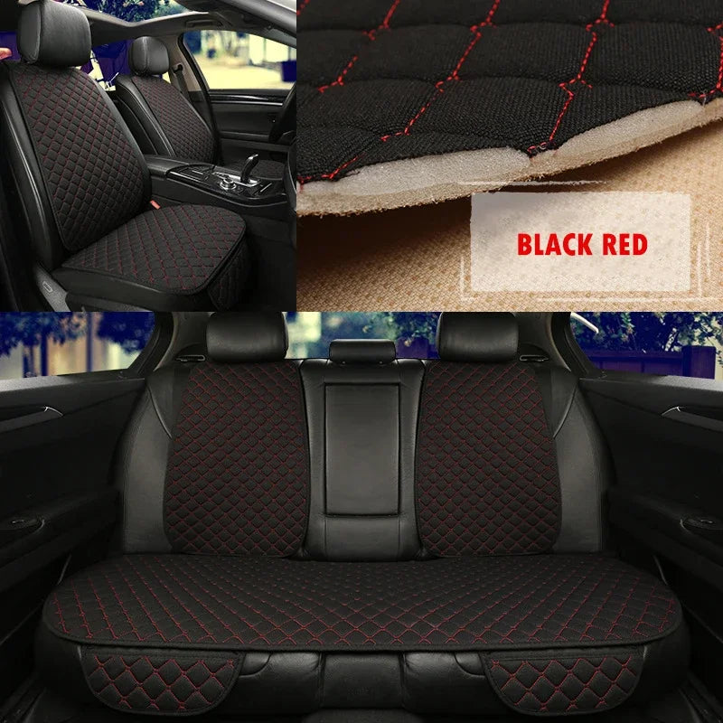 Universal Flax Car Seat Cushion 5 Seat Automobiles Accessories Auto Styling Fits 99% Of Cars