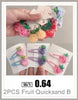 5PCS Flowers Stars Princess Color Headwear Kids Elastic Hair Bands Children Hair Ties Ropes Girls Accessories Baby Headdress