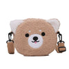 Japanese Style Kawaii Bag Women Cartoon Plush Shoulder Bag for Women 2024 New Crossbody Bag Small Phone&Purse Bolsa Feminina