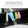 Bathroom Sink Nozzle Faucet Extender Rubber Elastic Water Tap Extension Kitchen Faucet Accessories for Children Kid Hand Washing