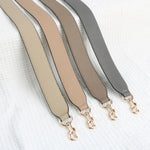 Load image into Gallery viewer, Leather Bag Strap Handles Golden Buckle Replacement Bag Belt Short Shoulder Belt Bag Accessories Armpit Bag Hand Carry Bag Belt
