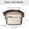 Waist Belt Bags For Women Crossbody Waist Bag Adjustable Strap Vegan PU Leather Women Messenger Handbag