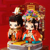 Unique Wedding Gift Idea: Assembled Building Blocks Music Box with Chinese Wedding Music - Perfect Decoration!