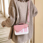 Load image into Gallery viewer, Piano Guitar Music Notes Handbag, Creative PU Leather Tote Bag, Trendy Crossbody Bag For Women Girls
