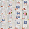 4Pcs/Set Sweet Lace Printed Bowknot Hair Clips For Cute Girls Handmade Hairpin Boutique Barrettes Headwear Kids Hair Accessories