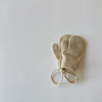 Load image into Gallery viewer, Wool Baby Winter Gloves Candy Color Halter Kids Mittens for Children Girls Boys Accessories Warm Knitted Kids Gloves 1-4Y
