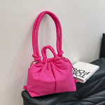 Load image into Gallery viewer, Casual Large Capacity Puffer Tote Bag Designer Padded Nylon Women Handbags Knotted Strap Shouder Crossbody Bags Warm Sac 2024
