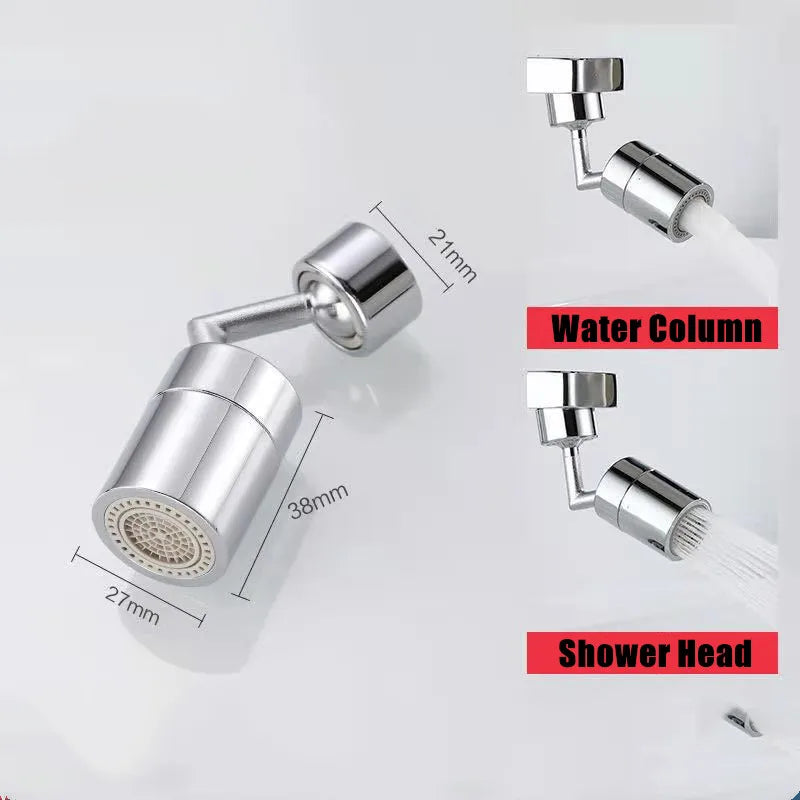 Any Rotation Universal Splash Filter Faucet Spray Head Water Outlet Faucet Extender Bubbler Sprayer Kitchen Bathroom Accessories