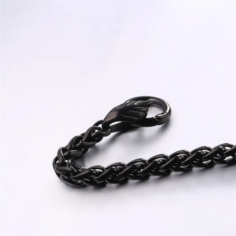 Fashion Stainless Steel Chinese Dragon Bracelet for Men Women Vintage Dragon Design Accessaries Hot Sale Birthday Jewlery Gifts