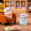 Creative Simulation Animal Bag Pet Miniature Ornament For Landscape Dollhouse Home Craft Decora DIY Fairy Garden Accessories