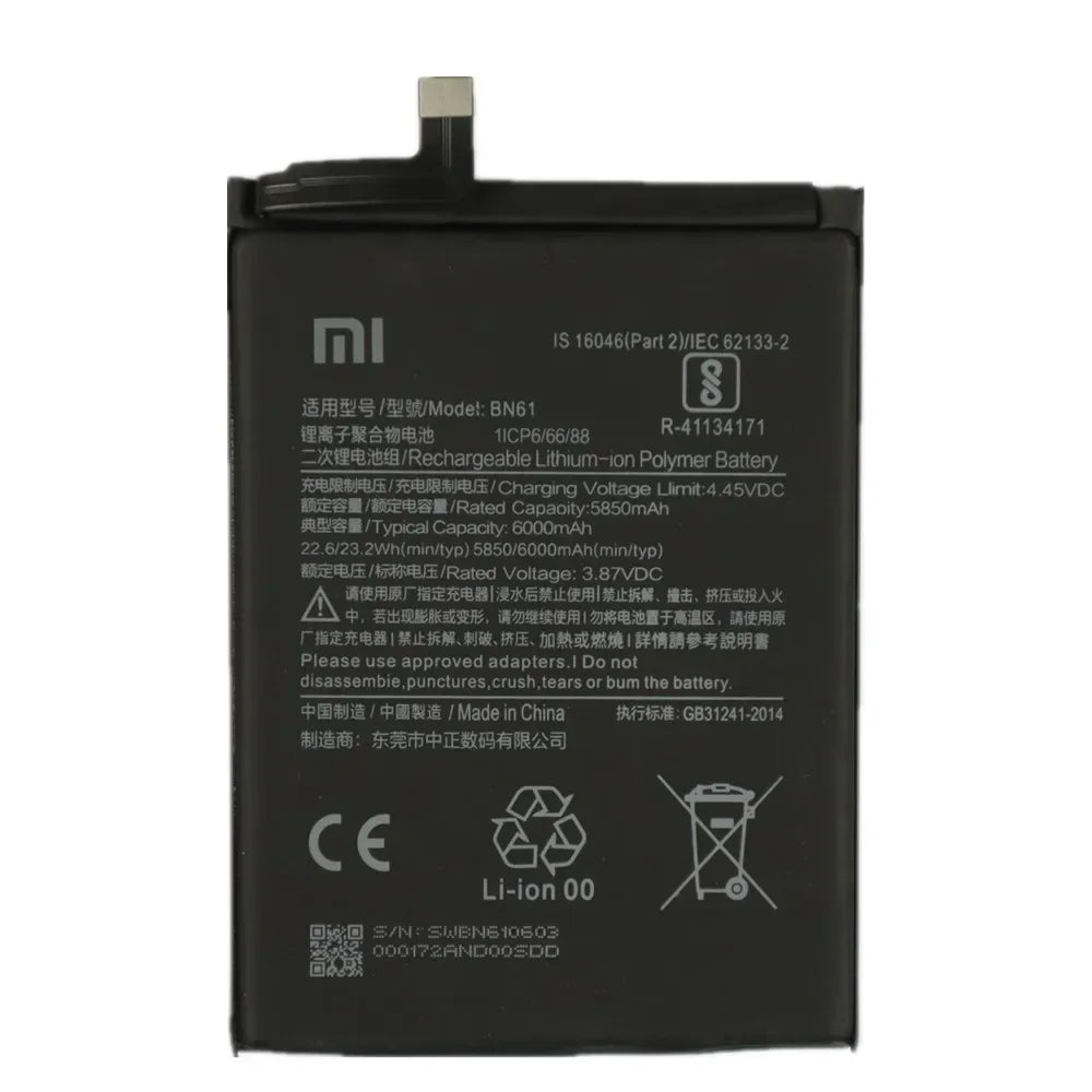 2024 Years Xiao mi Original Battery BN57 BN61 For Xiaomi Pocophone POCO X3 Pro / X3 NFC Bateria High Quality Batteries + Tools