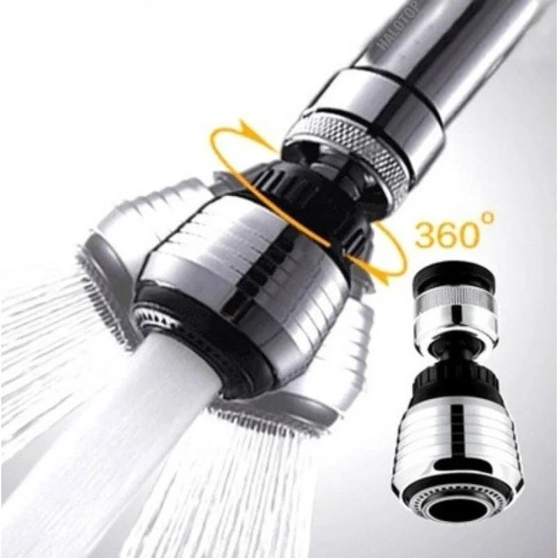 2 Mode Faucet Extender Nozzle Water Diffuser Tap Mixer Aerator Kitchen Attachment Adapter Frother Sprayer Saving Bubbler Filte