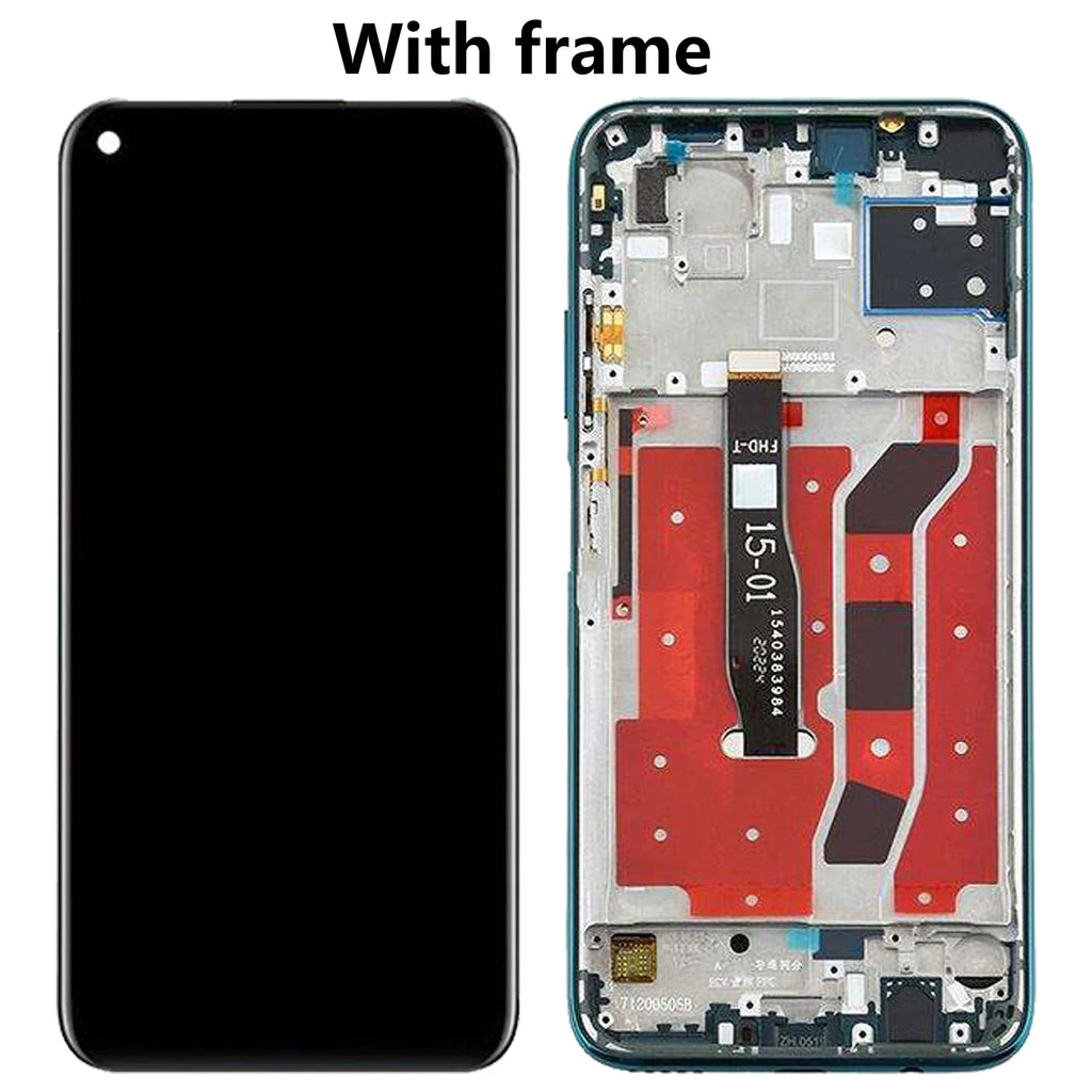 Original 6.4" Touch Screen For Huawei Nova7i  Full With Frame Lcd Display Digitizer Assembly Replacement Repair Parts