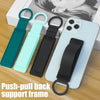 Portable Telescopic Phone Finger Grip Silicone Mobile Phone Wrist Band Holder Kickstand Finger Ring Strap Push Pull Grip Bracket