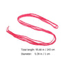 Skate Wax Laces Pink Shoe for Boots Skateboard Accessories Roller Skates Shoelaces Fitness