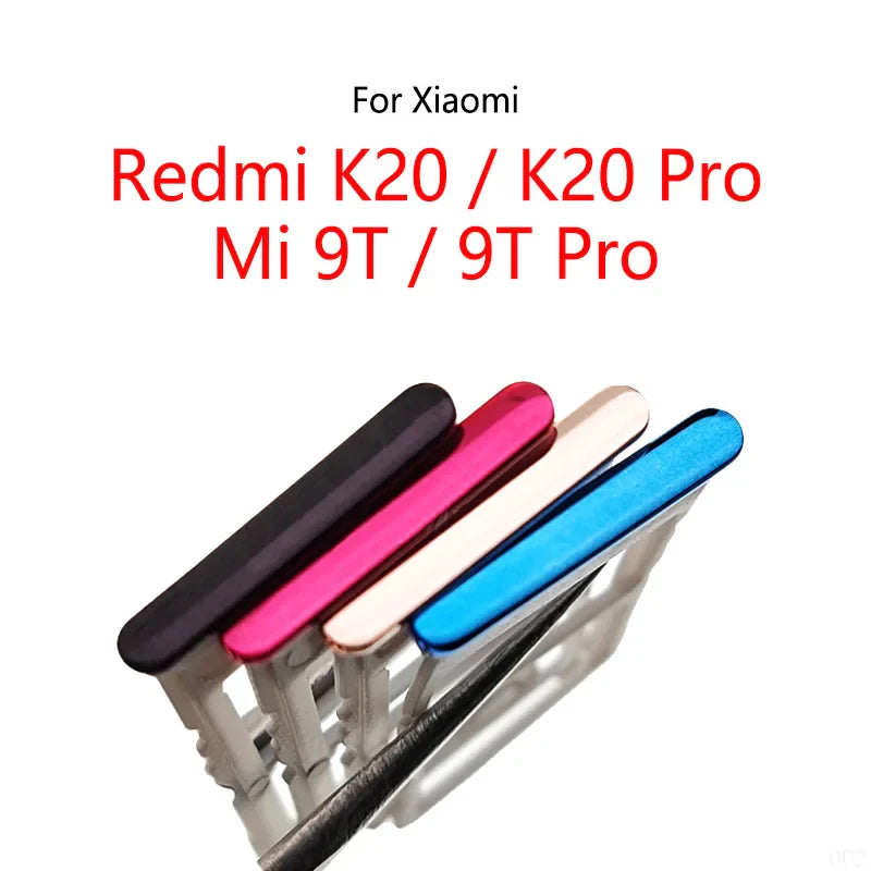 For Xiaomi Redmi K20 Pro / Mi 9T Pro Global New SIM Card Slot Tray Holder Sim Card Reader Socket