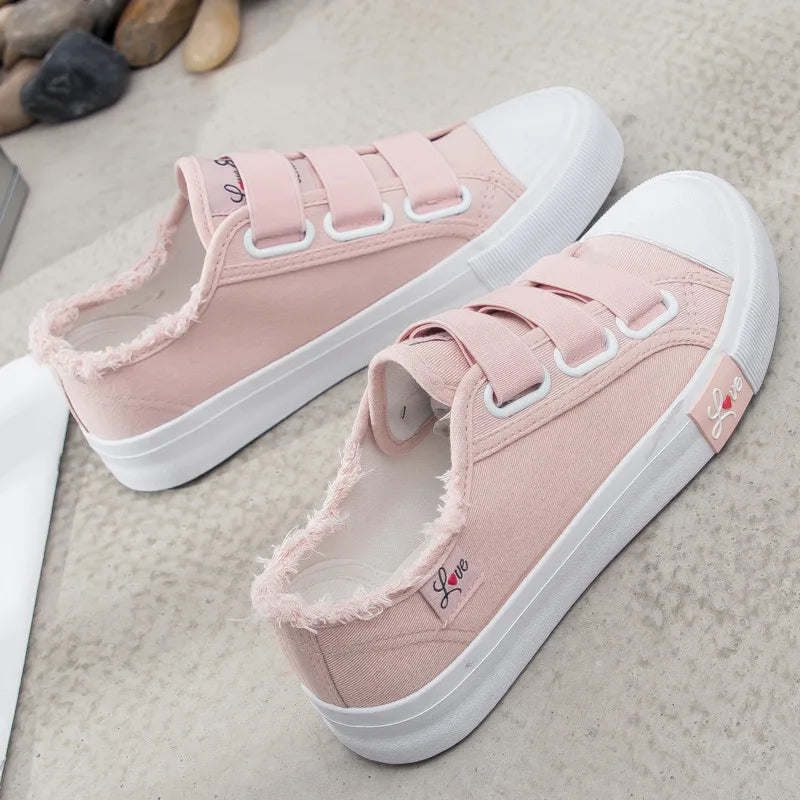 Casual Autumn New Women Sneakers Breathable Canvas Women's Vulcanized Shoes Fashion Spring Footwear 2023