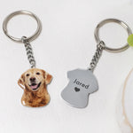 Load image into Gallery viewer, Custom Pet Photo Keychain Personalized Dog Keychain Cat Keyring Animal Photo Key Chain Accessories Custom Gift for Dog Lover
