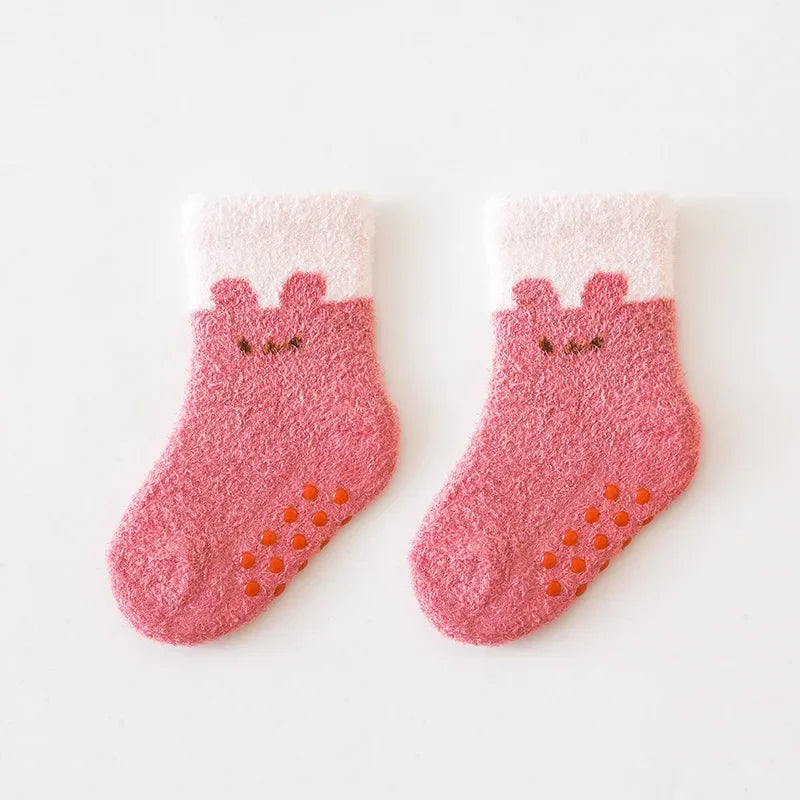 Autumn Winter Thick Warm Baby Stockings Super Soft Middle Tube Socks for Newborn Infant Toddler Boys Girls Mid Calf Long Socks