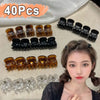 10/40Pcs Mini Hair Claws Women Girls Small Plastic Black Hairpins Hair Clip Clamp Ponytail Holder Headwear Kids Hair Accessories