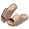 Comwarm New Fashion Thick Bottom Slippers For Women Summer Outdoor Men Beach Slides Indoor Non-slip Bathroom Slides Beach Shoes