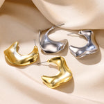Load image into Gallery viewer, Butterfly Earring Bow Aretes Stainless Steel Earrings For Women Spring Coil Twisted Earring Brincos Christmas Party Jewelry
