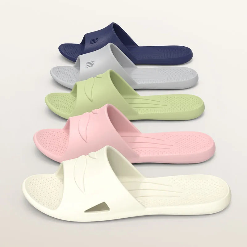 Summer New Foldable Home fashion Slippers Hotel Travel Portable Slides Non-Slip Bathing House Guest Use Men's Women's Flat Shoes