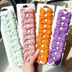 Load image into Gallery viewer, 5/15/20Pcs/Set Solid Hairpins for Baby Grosgrain Ribbon Bows Hair Clips Boutique Handmade Headwear Girls Kids Hair Accessories
