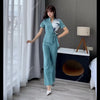 Beautician Technician New Autumn And Winter Health Club Beauty Salon Spa Pedicure Shop Women's Two-Piece Overalls Size S-3XL