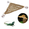 Lizard Hamster Hammock Swing Pet Lounger Reptile Toy Hanging Bed Mat Small Hermit Crabs Geckos Bed Mats Pet Reptile Accessories