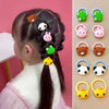 10Pcs/Set New Cute Cartoon Headbands Girls Elastic Hair Bands Hair Accessories for Kids Scrunchies Headwear Ornaments Gift