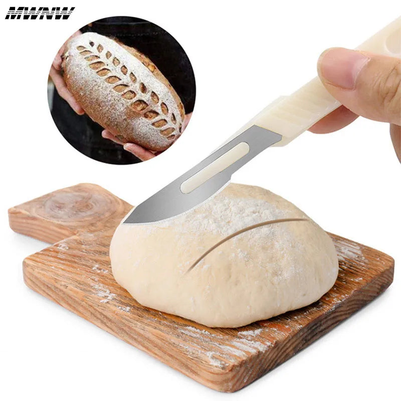 Bread Cutter French Bread Blades Carving Knife Kitchen Gadgets Baking Accessory Patterned Bread Cutting Baking Pastry Tools