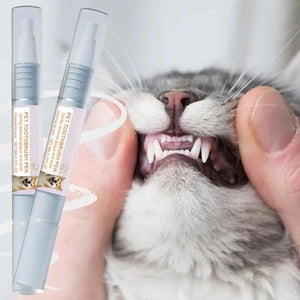 Pet Toothbrush Pen Teeth Clean Fresh Breath Pet Toothbrush Paste Brush One Easy To Use Cat Tooth Brush ToothbrushSet Accessories