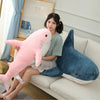 15-140cm Colorful Shark Plush Toy Blue/Pink/Grey Stuffed Animal Fish Soft Doll Whale Sleep Pillow Kawaii Gift for Kid Girl Boys