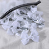 5Pcs/Set Solid Hairpins for Baby Grosgrain Ribbon Bows Hair Clips Boutique Handmade Headwear Girls Baby Hair Accessories