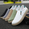 Spring Men's Canvas Shoes Ice Silk Mens Casual Shoes Breathable Lazy Slip on Vulcanized Shoes Trendy Hot Footwear Erkek Ayakkabı