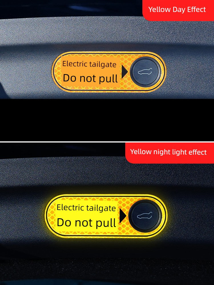 Tesla Model3 Electric Sticker Stereo Trunk