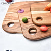 1PC Acacia Wood Cutting Board Home Kitchen Vegetable Meat Cutting Board Fruit Cutting Board Outdoor Camping Portable Accessories