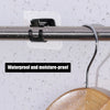 2/4/6Pcs  Non-punch self-adhesive curtain rod bracket hooks Adjustable kitchen bathroom hooks home accessories