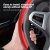 2/3pcs Carbon Fiber Car Steering Wheel Cover Non-Slip Auto Wheel Booster Cover Car Interior Decoration Accessories