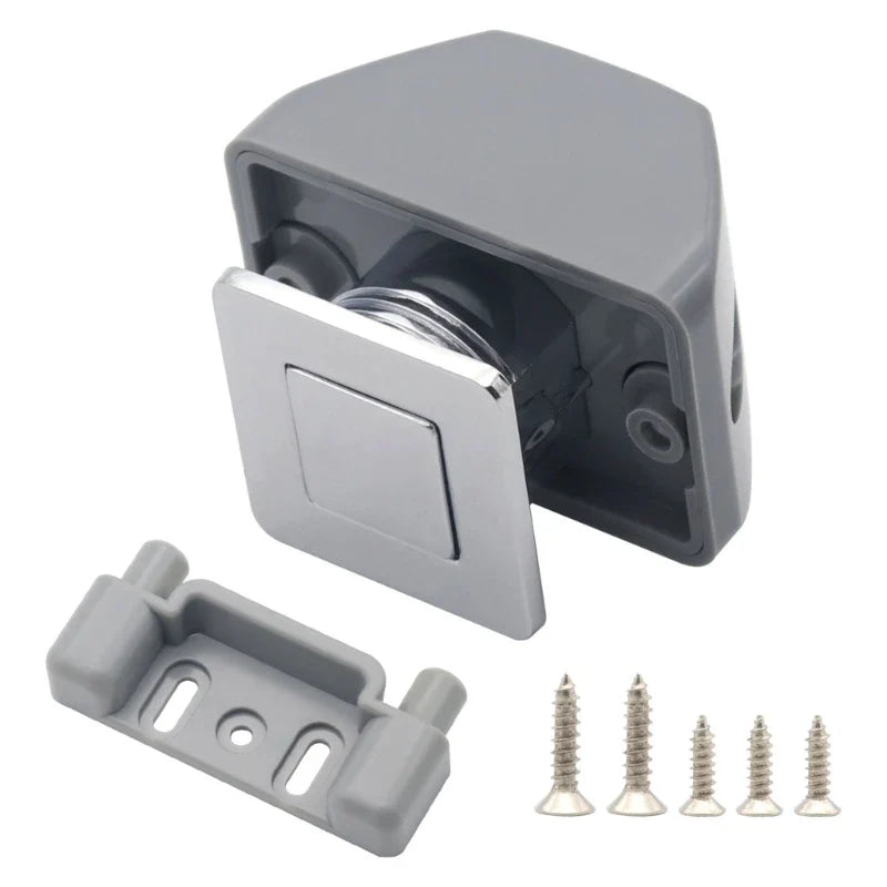 Square Drawer Lock with Easy Installation Fits 15mm Door Panels Accessories for Yacht Marine Cabinet Home and Office Use T3EF