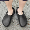 Men's Non-slip Work Shoes Summer Garden Pool Kitchen Work Shoes Beach Women's No Heel Large Size Black Rubber Sandals