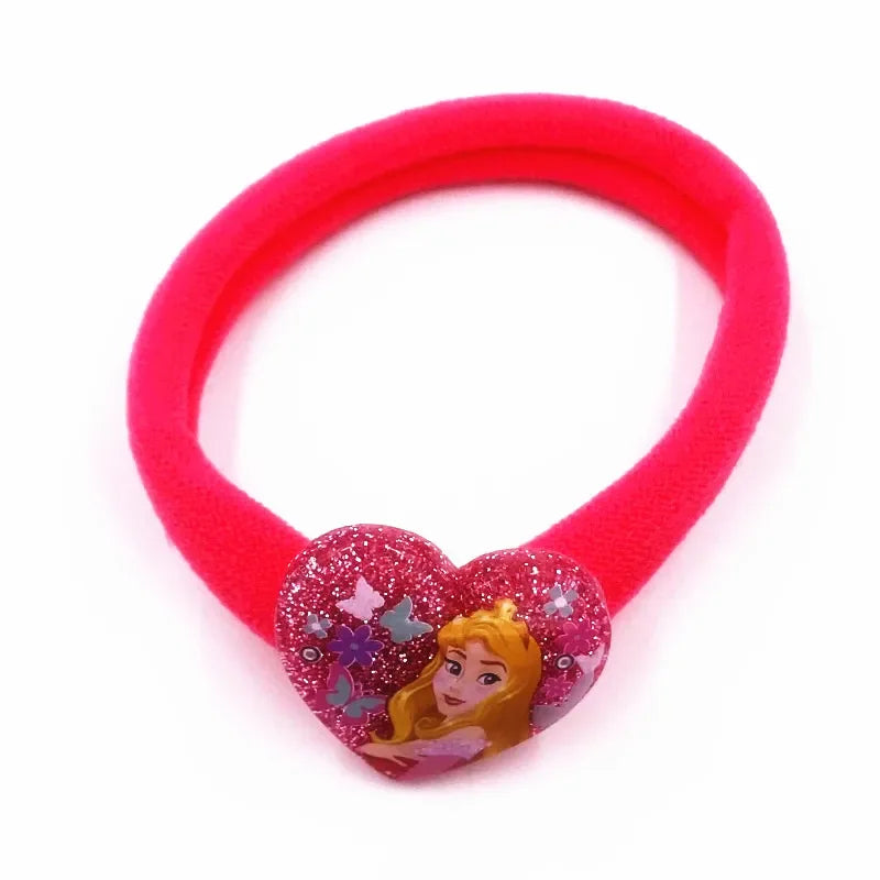 2Pcs Cartoon Princess Disney Mermaid Ariel Shine Hair Clips BB Clips Kids Hairpins Girls Hair Accessories Baby Headdress Gift