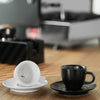 MHW-3BOMBER 80ml Ceramic Espresso Cup with Saucer Set  Latte Art Mugs Coffee Mug Professional Home Barista Tool Accessories