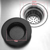 1PCS Kitchen Sink Filter Stainless Steel Mesh Strainer Wash Basin Drain Hole Trap Hair Catcher Stopper for Bathroom Accessories