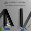 Wall-Mounted Folding Clothes Drying Rod Outdoor Balcony Invisible Hangers Space Aluminum Clothing Rack Home Bathroom Accessories